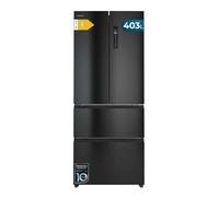 Cecotec Réfrigérateur Porte Française Total No Frost Bolero CoolMarket F2D 403 Dark E, Extra Capacité Max 403 L, Hauteur 170 cm et 70 cm Largeur, Tiroir FreshNessFlexHub, Compresseur Inverter