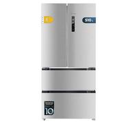 Cecotec Refrigerator French Door Stainless Steel 510 L Bolero CoolMarket FD 510 Inox E. 183 cm High, 84 cm Wide, Motor Inverter Plus, Fast Cooling and Fast Freezing, MultiAirFlow, Total NoFrost