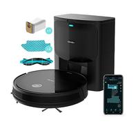 Cecotec Robot Aspirador Con Base Autovaciado Conga 2499 Ultra Home Titanium. Tecnología Giroscópica, 2100 Pa, App, Cepillo Multifunción, 2 Cepillos Laterales, 2 Mopas, Detección de Bolsa Automática