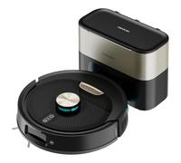 Cecotec Robot Aspirateur avec Base d'Autovidage Conga Y100 Spin AI. Navigation Laser, Pression d'Aspiration 20000Pa, Brosse en Silicone Spéciale pour Maisons avec Animaux, Base de 2,8L, App Contrôle