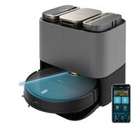 Cecotec Robot aspirateur Conga 13090 Spin Revolution Home and Wash, 7000 Pa, Technologie Laser, Brosse en Silicone, serpillère rotative, Brosse latérale, Application et Connexion Bluetooth et WiFi