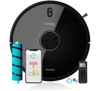 Cecotec Robot aspirateur Conga 4690 Ultra. Technologie Laser, Room Plan, App, Puissance d'aspiration 2700 Pa, 10 Modes de Nettoyage,