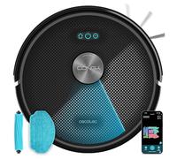 Cecotec Robot Aspirateur Conga M70 Genesis. Navigation Laser, Moteur Ungravity de 20000Pa, Aspire, Lave et Passe la Serpillière, Brosse en Silicone, Double Réservoir, App 3.0, Couvre jusqu'à 180m²
