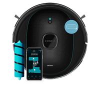 Cecotec Robot aspirateur et friandises Conga 5290 Ultra X. Cartographie Laser,Friega,Aspira,Passe la serpillère et la Barre,Jalisco Brush,Control Voz et App,12 Modes,2700 Pa,Autonomie 150 Min Noir