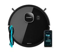 Cecotec Robot Aspirateur et Friegasol Conga Eternal Max Vital. 3000 Pa, 110 Minutes d'autonomie, Brosse Multifonction, 10 programmes, App, Assistant Virtuel Alexa, Programmation