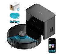 Cecotec Robot Aspirateur et Laveur de Sols avec Base Autovidage Conga Y50. Navigation Laser, 5000Pa de Pression d'Aspiration, Brosse Multifonction Toutes Surfaces, Base avec Sac à Poussière 3L