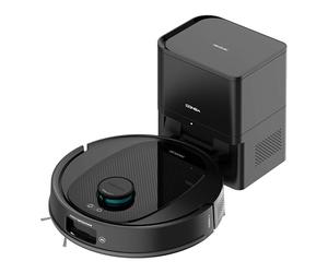 Cecotec Robot Aspirateur et Laveur de Sols avec Base d'Auto-vidage et IA Conga Y80 X-Treme. Navigation Laser et Intelligence Artificielle, 13000Pa, Base de 2,5L, Autonomie jusqu'à 220m²,App 3.0