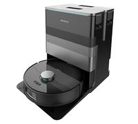 Cecotec Robot Aspirateur et Laveur de Sols avec IA et Base de Vidange Automatique Conga X70. Moteur de 15000Pa, Base 4en1, Technologie Laser, Serpillières Rotatives, Brosse Latérale, App et Bluetooth