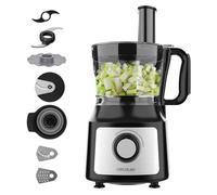 Cecotec Robot culinaire Comino 1000 - 1000 W, 2 vitesses + Pulse, bol 2 L, 3 disques de coupe