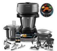 Cecotec Robot de Cuisine Multifonction avec Distributeur d'Aliments Mambo CooKing Total Gourmet. 2200 W, 45 Fonctions, Recettes Guidées, Récipient Unique 5L, Récipient Victory 5L, Accessoires