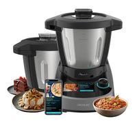 Cecotec Robot de Cuisine Multifonction avec Distributeur d'Aliments Mambo Touch avec Bol Habana Pro. 37 Fonctions, Écran Tactile, App Mambo, 3.3L, Balance, Autonettoyage, Bol Céramique