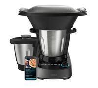 Cecotec Robot de cuisine multifonction Mambo 11090 Havane. 1600 W, 37 fonctions, APP, Balance, Pichet anti-adhésif Havane et Pichet de 3,3 litres en acier inoxydable, Recette et accessoires