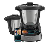 Cecotec Robot de cuisine multifonction Mambo Touch avec pichet Habana. 1600 W, 37 fonctions, écran tactile TFT 5" recette intégrée, 3,3 l, APP, balance et en acier inoxydable + Havane, 4346