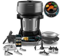Cecotec Robot de cuisine multifonctions con Dispenser de Mambo CooKing Unique Food. 2200W, 45 fonctions, milliers de recettes guidées, pichet Unique de 4.5L, accessoires : cuit-vapeur ou mijoteuse