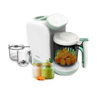 Cecotec Robot de Cuisine pour Bébé, Processeur d'Aliments Nana BabyCare FoodProcessor. Fait Bouillir, Mixe, Stérilise et Chauffe les Biberons, sans BPA, Inclut un Livre de Recettes.