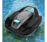 Cecotec Robot nettoyeur de piscine sans fil Conga Pooldroid 2000 FloorMaster M. Surfaces 80 m², profondeur maximale 2,5 m, autonomie 100 min, filtre haute efficacité 100 μm, 2,5 l