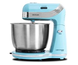 Cecotec Robot Patissier Cecomixer Easy. Mouvement Circulaire, Capacité de 3 L, Bol en Acier, 5 Fonctions, Battre, Mélanger, Monter, Émulsionner, 6 Vitesses, 250 W