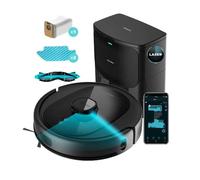 Cecotec Robots aspirateurs Conga 9590 Spin Revolution Ultra Power Home. Navigation Laser, 4 en 1, 10 000 Pa d'aspiration, 240 Minutes d'autonomie