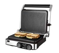 Cecotec Rock'nGrill Dual, 2000 W, contrôle de la température sur chaque planche, plaques amovibles, revêtement anti-adhésif, passe au lave-vaisselle, ouverture 180°