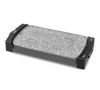 Cecotec Rôtissoire électrique Rock&Water 2000. Revêtement en pierre RockStone, thermostat réglable, lavable au lave-vaisselle, 40 X 20 (2150 W, Gris et noir)