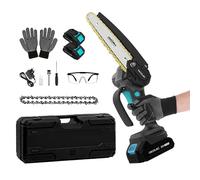 Cecotec Scie à Élaguer 6" (15,2 cm) à Batterie 21 V MontanaForce 6000 Hand. 700 W, Vitesse 24 500 tr/min, Graisseur à Bouton, Comprend 2 Batteries Nexus, Mallette, Chaîne de Rechange et Accessoires