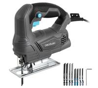 Cecotec Scie Sauteuse MultiCut 4000, 400W, Coupes jusqu'à 45º, Câble de 2m, Vitesse Réglable, Adaptateur pour Aspirateur, Inclut 8 Lames pour Différents Matériaux