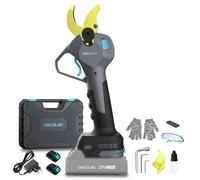 Cecotec Sécateur Électrique TitanCut 3000. 2 batteries 21V, moteur sans balais, branches jusqu’à 30 mm, lames avec revêtement en titane, contrôle digital, inclut mallette et accessoires