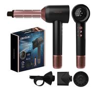 Cecotec Sèche-cheveux DryGlam Waves Plasma – 1600W, Brushless, Effet Coanda, Écran digital Noir