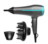Cecotec Sèche Cheveux Bamba IoniCare 5200 AURA Black. Technologie Ionique réelle avec un grand débit d'air, Fonction d'air froid 2300W, Buse de précision (1,8 mètres de fil, Noir)