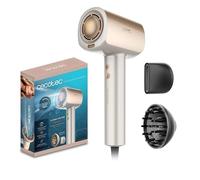 Cecotec Sèche-Cheveux Brushless de Dernière Génération DryGlam Nano Plasma Champagne, Puissance de 110 000 RPM et 1600W, Fonction Plasma, Grand Flux d’Air, Durable, 3 Températures et 3 Vitesses