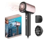 Cecotec Sèche-Cheveux Brushless de Dernière Génération DryGlam Nano Plasma Noir, Puissance de 110 000 RPM et 1600W, Fonction Plasma, Grand Flux d’Air, Durable, 3 Températures et 3 Vitesses