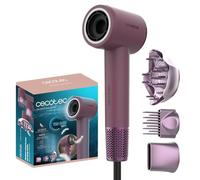 Cecotec Sèche-cheveux Compact et Léger DryNova 3in1 Berry. 1600W, 110000RPM, Moteur Brushless, Volumisateur, Diffuseur, Concentrateur, Générateur d'Ions, Silencieux, Durable, 4 Réglages de Température