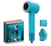 Cecotec Sèche-cheveux Compact et Léger DryNova Blue Wave. 1600W, 110000RPM, Moteur Brushless, Diffuseur et Concentrateur, Générateur d'Ions, Silencieux et Durable, 4 Réglages de Température