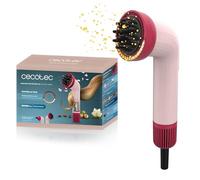 Cecotec Sèche-cheveux Compact IoniCare Dry&Keratin Cotton Candy. 1200W, 107000RPM, Moteur Brushless, Fonction Ionique, Tête avec Technologie NutriSerum et Dents Dures, Tête Concentratrice, Rose