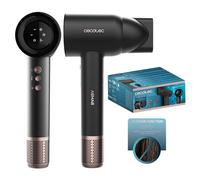 Cecotec Sèche-Cheveux Compact Puissant IoniCare Rockstar Nano IonTech. 1600 W, Moteur Brushless 11 000 Tr/Min, Fonction Plasma, 3 Temperatures, 3 Vitesses, Écran d’Affichage, Embout Magnétique