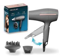 Cecotec Sèche-cheveux IoniCare Power&Go 2000W 2 temp. 2 vit. Air froid buse et diffuseur Heaven Grey