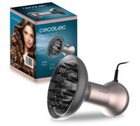 Cecotec Sèche-cheveux diffuseur Bamba IoniCare MagiCurls Grey. 800 W 3 modes et technologie ionique anti-frisottis