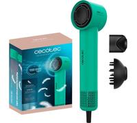 Cecotec Sèche-Cheveux Ionicare Rocks. Style Green 100837 - 1500W , 110000 Rpm, Diffuseur + Concentrateur