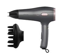 Cecotec Sèche-cheveux ionique Bamba IoniCare 5250 EasyCollect Pro. 2100 W, Ions réels, Embout concentrateur, Diffuseur, Fonction de récupération du câble et de pliage de la poignée. (Nègre)