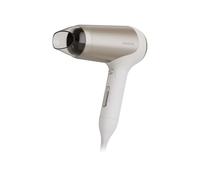 Cecotec Sèche-cheveux IoniCare Power&Travel – Pliable 2400W, Moteur DC, Ions réels, Champagne