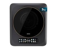 Cecotec Sèche-linge Compact à Évacuation 3 kg Bolero DressCode Dry 3400V Dark, 8 programmes Séchage Auto Intelligent, Écran FullColor, Fonction UV Care, Dry Shoe Pro et Delay Start, Foncé