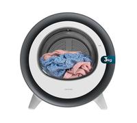 Cecotec Sèche-linge Compact à Évacuation 3 kg Bolero DressCode Dry 3500V Silver, 8 programmes Séchage Auto Intelligent, Control Touch, Fonction UV Care, Dry Shoe Rack et Delay Start, Blanc
