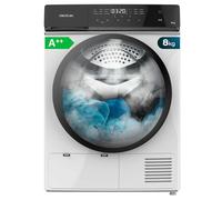 Cecotec Sèche-linge Pompe à Chaleur 8Kg Bolero Dresscode Dry 8400, Séchage Automatique, Basse Consommation, Contrôle Full Touch, 15 Programmes, Tambour Acier Inoxydable, KidLock, Delay Start