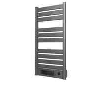 Cecotec Sèche-Serviettes Électrique avec Radiateur Ready Warm 9780 Ceramic Towel Chauffage céramique incorporé, 2000 W, Écran LED, Télécommande, Minuterie, Température Ajustable, Gris foncé