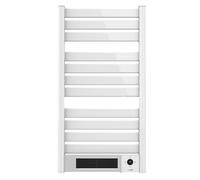 Cecotec Sèche-Serviettes Électrique Avec Radiateur Ready Warm 9770 Ceramic Towel. 2000w, Chauffage Céramique Inclus, Écran Led, Télécommande, Minuteur, Réglage De La Température, Thérmostat (Blanc)
