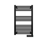 Cecotec Radiateur Sèche-serviettes Électrique Basse Consommation ReadyWarm 9100 Smart Towel Noir 500 W, Affichage LED, Commande Tactile, Minuterie, 3 Modes de Fonctionnement, 2 Systèmes de Sécurité