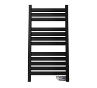 Cecotec Sèche-Serviettes électrique ReadyWarm 9000 Twin Towel Black 500 W, Affichage LED et minuterie 2h Nègre