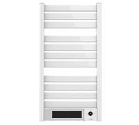 Cecotec Sèche-Serviettes Électrique avec Radiateur Ready Warm 9790 Ceramic Towel Chauffage céramique incorporé, 2000 W, Écran LED, Télécommande, Minuterie, Température Ajustable, Noir (Blanc)