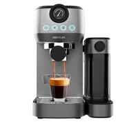 Cecotec semi-automatic espresso machine Power Espresso 20 Steel Pro Latte. 1350 W, Thermoblock, ForceAroma technology with 20 bars, full milk tank, instant cappuccino, cup warmer, double