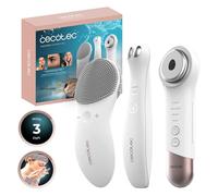 Cecotec Set Brosse Nettoyante Pour Le Visage FaceCare SkinRoutine. Nettoyant Facial, Anti-Cernes, Masseur De Luminothérapie, Avec Kit De Bandeaux Et Bracelets Pour Une Peau éclatante.